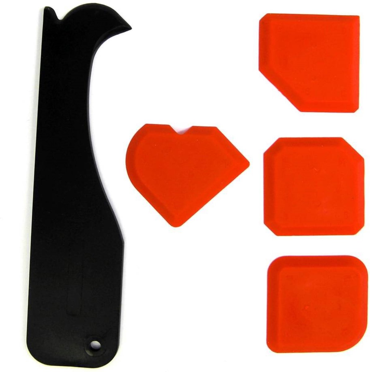 Onetools Dichtstoffspachtel & Fugenspachtel-Set 5-teilig - Silikonfugenglättung - grau - 2 bis 20 mm