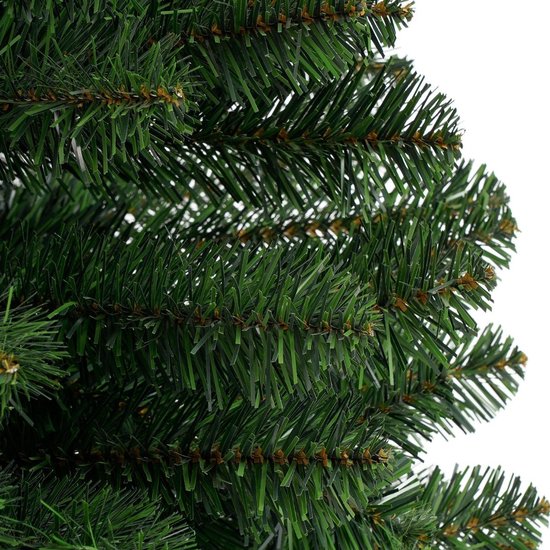 Black Box Trees Charlton Schlanker Baum – Weihnachtsbaum in Säulenform mit Scharnierkonstruktion – Weihnachtsdekoration mit natürlichen PVC-Nadeln – Kunstbaum, schlankes Modell – H 215 x Ø 56 cm – Grün