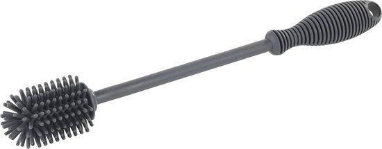 Wenko Flaschenbürste 25 cm, Silikon, grau