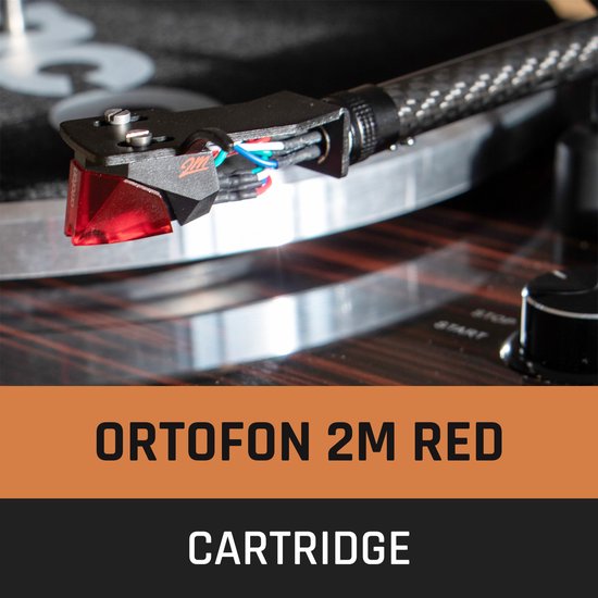 Lenco Plattenspieler mit Bluetooth - Ortofon 2M Red Cartridge und Anpressgewicht - Lenco Expertise Linie - LBT-345WA - Braun