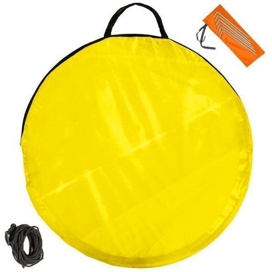 Pop up Strandzelt Strandunterstand grün-grau 401682