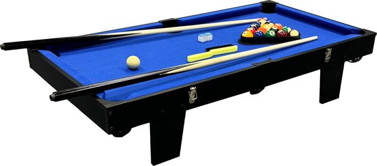 Cougar 2-in-1-Multispieltisch Mini Grün/Blau – Tischfußball – Billardtisch – inkl. Zubehör