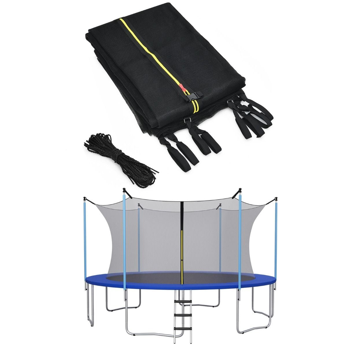 Coast Ã˜305 cm Trampolin Sicherheitsnetz für Gartentrampoline schwarz