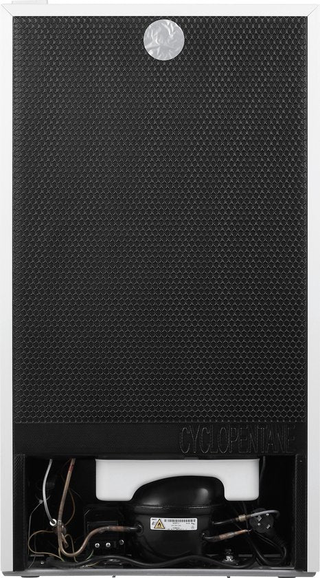 Inventum KK471W Tischkühlschrank energieeffizient - 93 Liter - Ohne Gefrierfach - 47,5 cm breit - LED-Beleuchtung - Energielabel D - Geeignet für Wohnmobile - Freistehend - Weiß