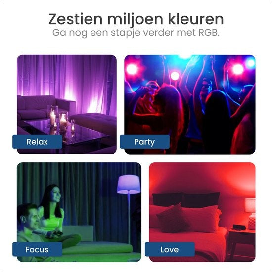 Gologi Smart Einbaustrahler - Smart LED Downlight Dimmbar - Neigbar - RGB+CCT Licht - Gu10 LED Lampe - Weiß