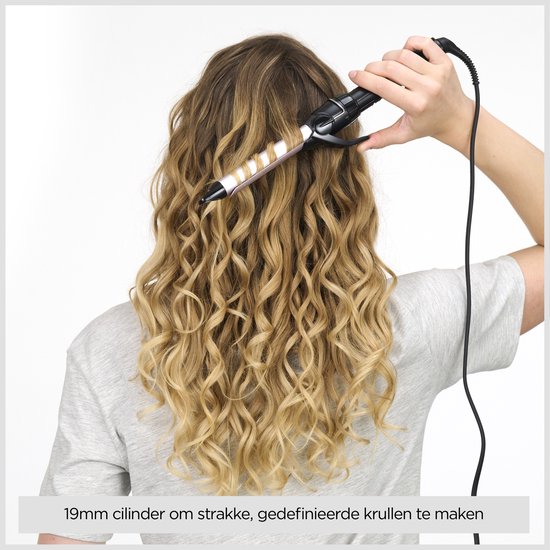 BaByliss 19-mm-Lockenstab C319E – 10 Temperaturstufen – CoolTip