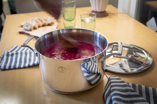 Saveur Selects - Voyage Kochtopf - Ø22 cm - Dreischicht-Edelstahl - PFAS-frei - Induktion - Backofenfest
