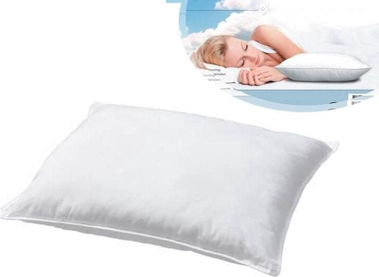 Ortho Relax – Kopfkissen – Kopfkissen in luxuriöser Hotelqualität – Antiallergie-Kissen – Kopfkissen bei Nackenbeschwerden – Schlafkissen – 60 x 70 cm – 1 Stück