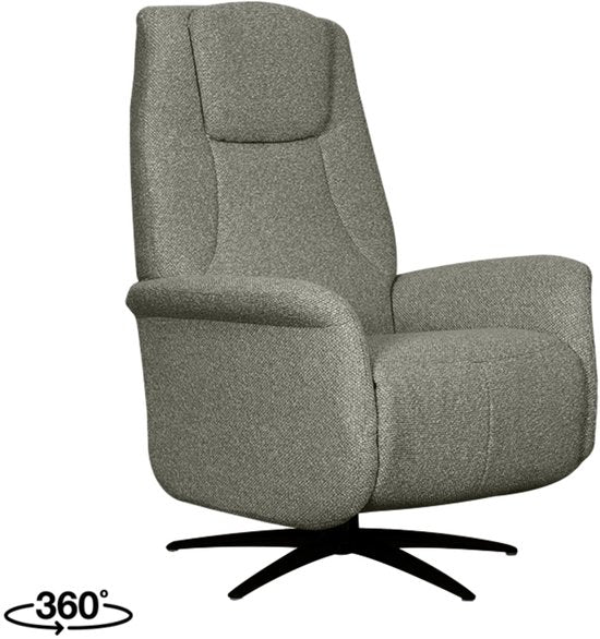 LABEL51 Stockholm Sessel – BRAUN – Royal-Stoff – 1-Motor – – – Drehbar – Mit Armlehne