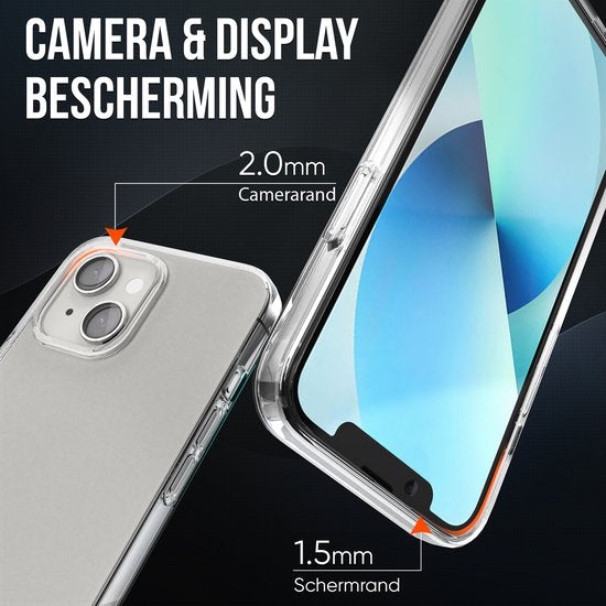 Telefon Fall Transparent Geeignet Für Iphone 13 Fall Transparent Und Bildschirmschutz Schutzglas