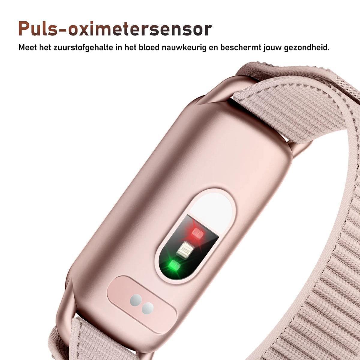 FITTEK GTL1 Smartwatch – Magnetisches Laden – Rosa