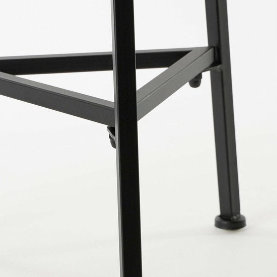 Mica Decorations Adine Pflanztisch - H80 x Ø30 cm - Metall - Schwarz