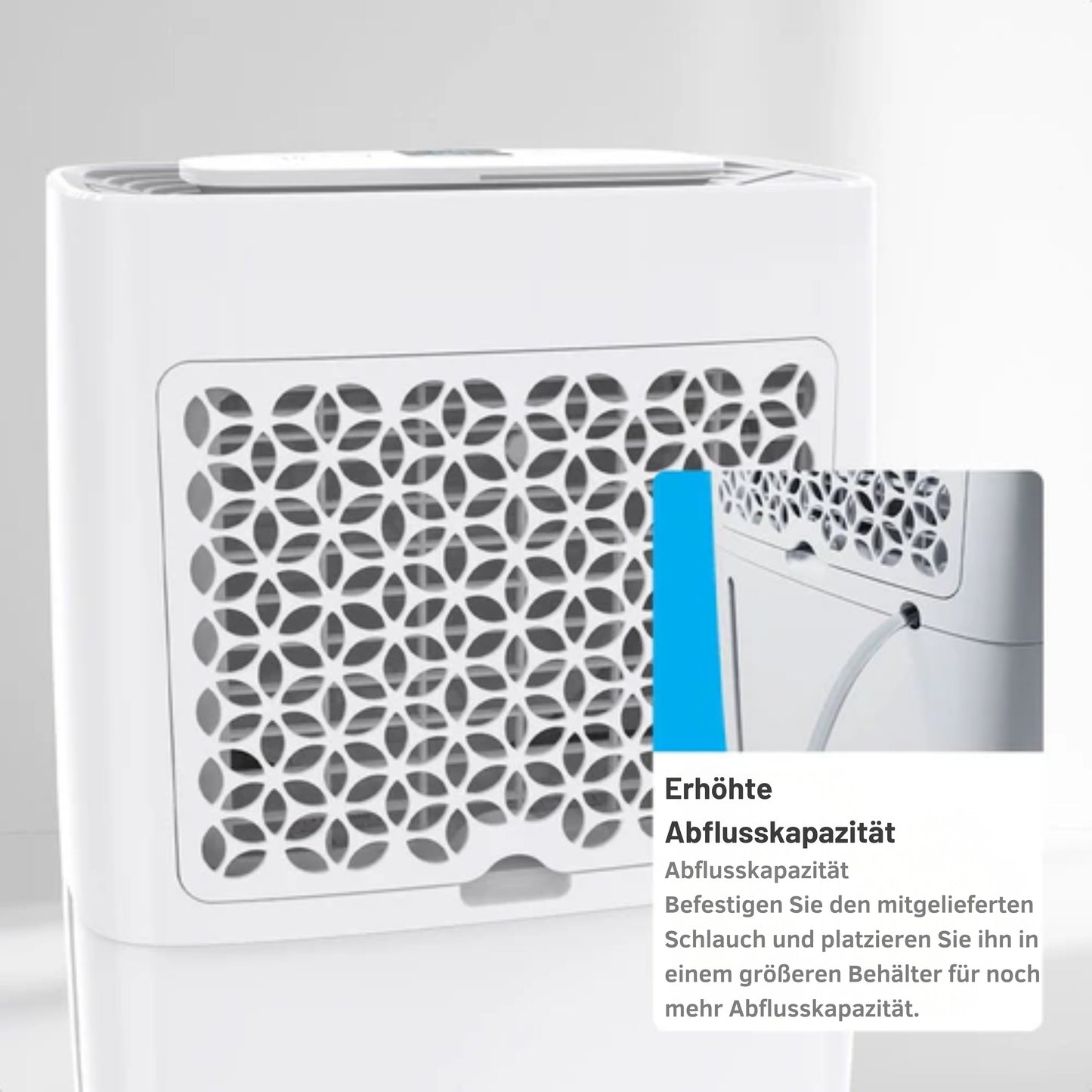 Auronic Luftentfeuchter - 25L pro Tag - Schlafzimmer/ Badezimmer/ Wohnzimmer & Büro - Weiß