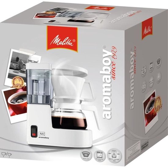 Melitta Aromaboy Kaffeemaschine 1015-01, weiß