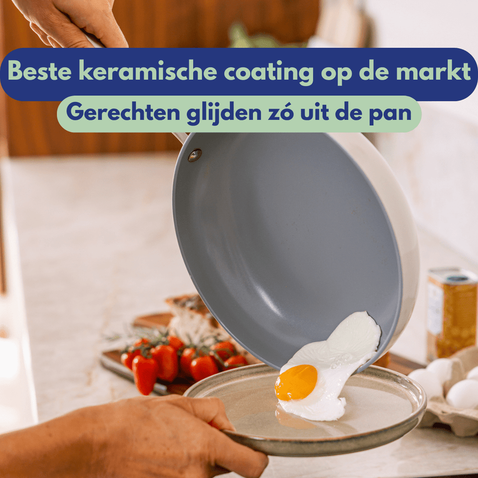 Safecourt Bratpfanne – Keramik – PFAS-frei – Induktion – 24 cm