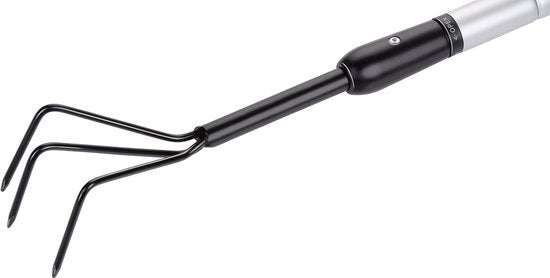 BLACK+DECKER Kultivator - Teleskopstiel 77 - 112 CM - 3 Zinken - Aluminium/ Kohlenstoffstahl