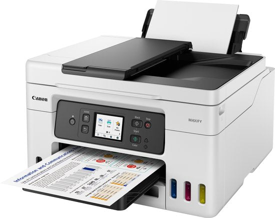 Canon MegaTank MAXIFY GX4050 – All-in-One-Tintenstrahldrucker mit Tintenbehälter – Weiß