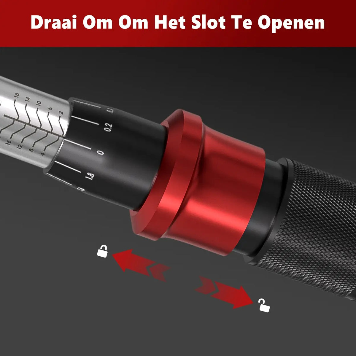 MoveCrab Drehmomentschlüssel-Set für Fahrräder – 15-teilig – 1/4 Zoll – 2–20 Nm