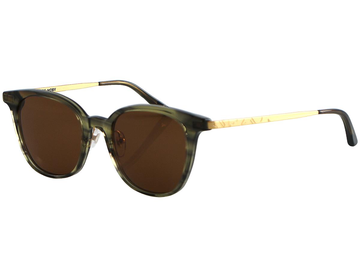 Dick Moby Athene Sonnenbrille – Nachhaltiges Bio-Acetat – UV400-Gläser von ZEISS – Green Leaves