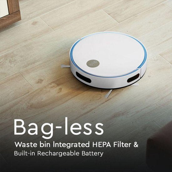 V-tac - Staubsaugerroboter - Steuerbar über Fernbedienung - 65dB - VT-5522 - Weiß/Blau