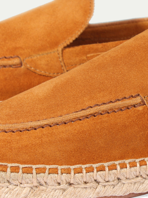 Aurélien Beachside Loafers – Wildleder – Orange – Größe 45
