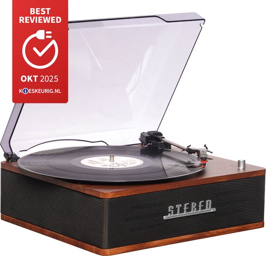 Denver Plattenspieler - Eingebaute Lautsprecher - Retro - Automatische Abschaltung - Bluetooth - VPB262