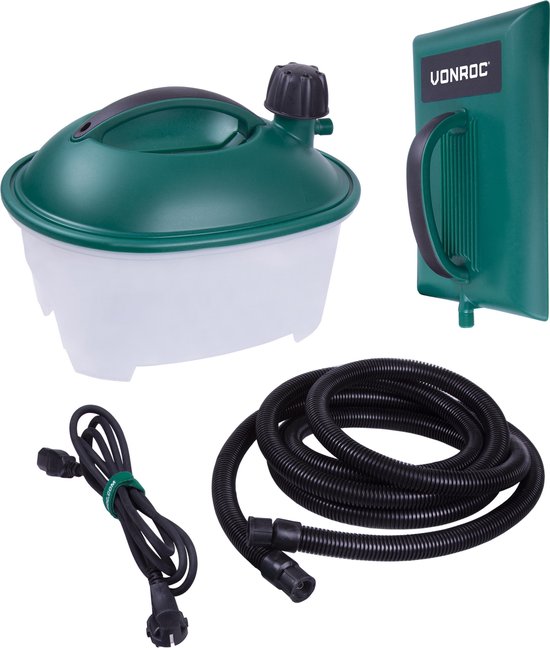VONROC Tapetenablöser â€“ 2000W â€“ 4,5 Liter & 3,5 m Schlauch