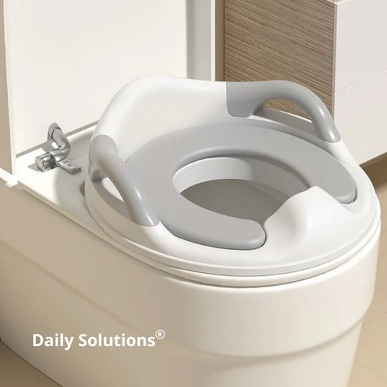 Daily Solutions® Toilettentrainer & Toilettentrainerin - Toilettentrainer für Kleinkinder - Stabil - Toilettentraining für Kinder - Ergonomisches Design