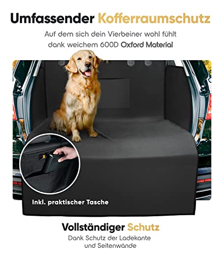 Heldenwerk Kofferraumschutz für Hunde – wasserdicht – schwarz