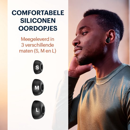 Grundig Wireless Earbuds - Ohrhörer Bluetooth 5.3 - Ohrhörer inkl. Ladekassette - Akkulaufzeit bis zu 20 Stunden - USB-C wiederaufladbar - Touch Control und Freisprechfunktion