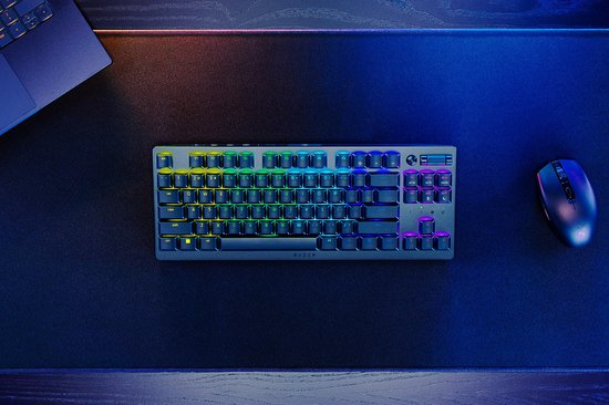 Razer DeathStalker V2 Pro Tenkeyless – Kabellose Gaming-Tastatur – TKL – RGB – QWERTY – Schwarz