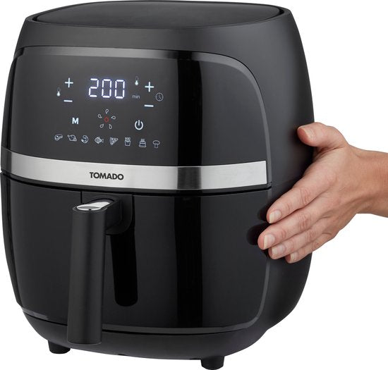 Tomado TAF3202B - Heißluftfritteuse - 3,2 Liter Fassungsvermögen - Digitalanzeige - 500g Pommes frites - PFAS frei - Best Buy - Aug & Nov 2024