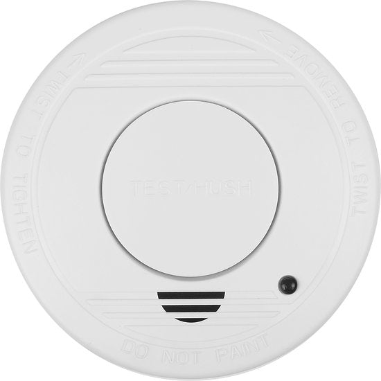 Smartwares FSM-11510 – Rauchmelder 85 dB – 5 Jahre Batterielebensdauer, 10 Jahre Sensorlebensdauer – TÜV-zertifiziert – Brandmelder