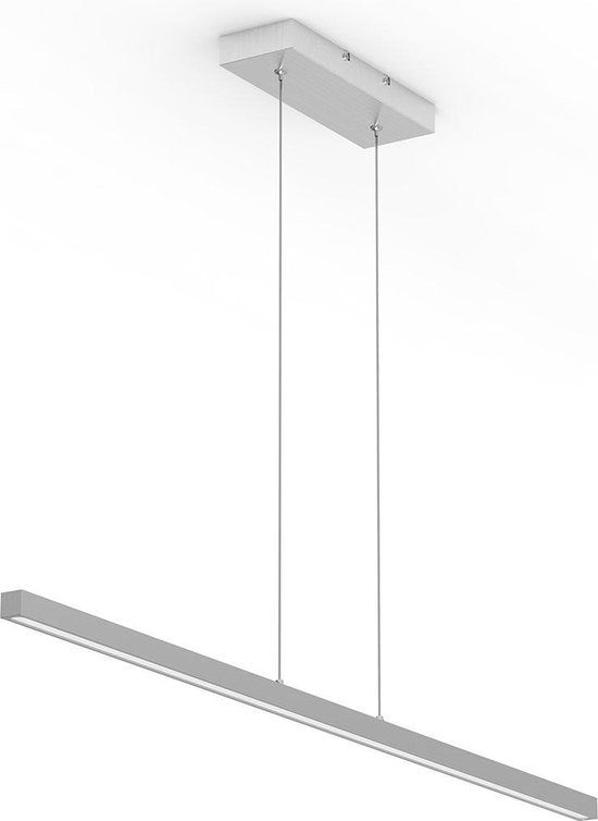 Minimalistische Stahl-Hängeleuchte Danske 2745ST - 114 cm, ausziehbar, höhenverstellbar - Mexlite