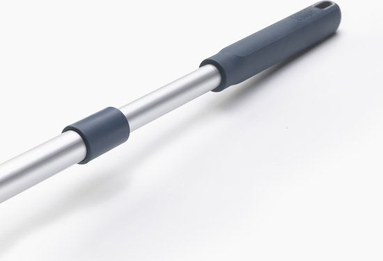 Joseph Joseph - CleanStore Kehrmaschine Teleskop mit Wandhalterung - Kunststoff - Blau