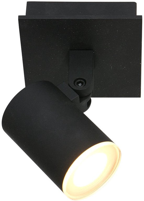 Deckenleuchte Steinhauer Points Noirs 3059ZW Schwarz – dreh- und neigbar, aus Metall und Kunststoff, inklusive Leuchtmittel, für den Innenbereich geeignet