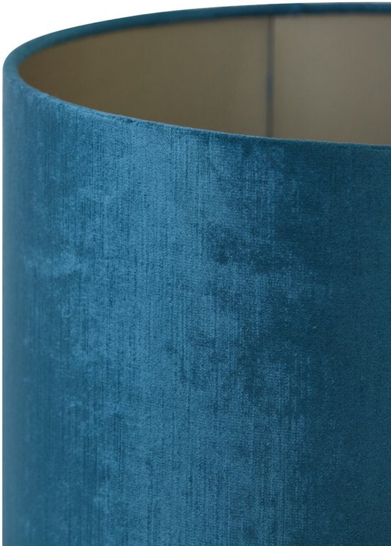 Licht & Wohnen - Lampenschirm GEMSTONE - Ø25x18cm - Blau