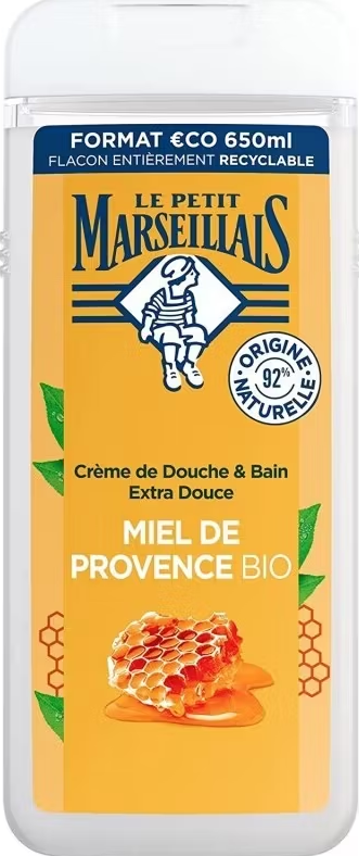 Le Petit Marseillas Dusche und Bad 650 ML Honig transparent