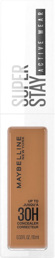 Maybelline New York – SuperStay 30H Active Wear Concealer – 45 Tan – Langanhaltender Concealer mit voller Deckkraft und mattem Finish – 10 ml
