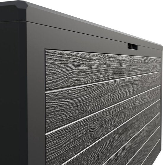 Deuba Storage Box Anthrazit 120 x 46 x 57cm - Outdoor - Geeignet für Terrasse, Balkon und Garten