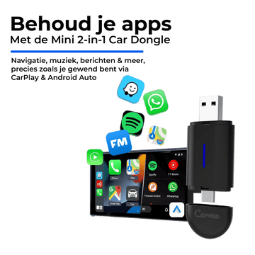 Carme Mini 2-in-1 Auto-Dongle für iPhone & Android