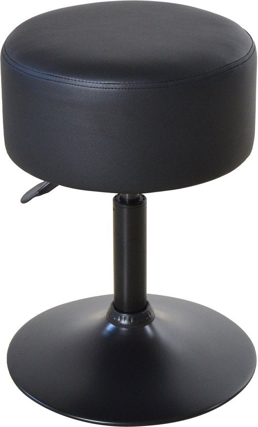 VDD – Hocker – Schwarzer Hocker – Höhenverstellbare Hocker – Hocker zum Sitzen – Höhenverstellbarer Hocker