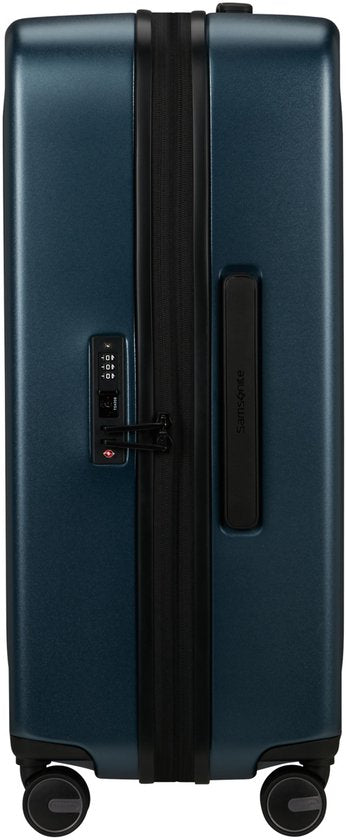Samsonite Fyrm Spinner – Erweiterbarer Reisekoffer – Maße 67 x 24 cm – Steel Blue