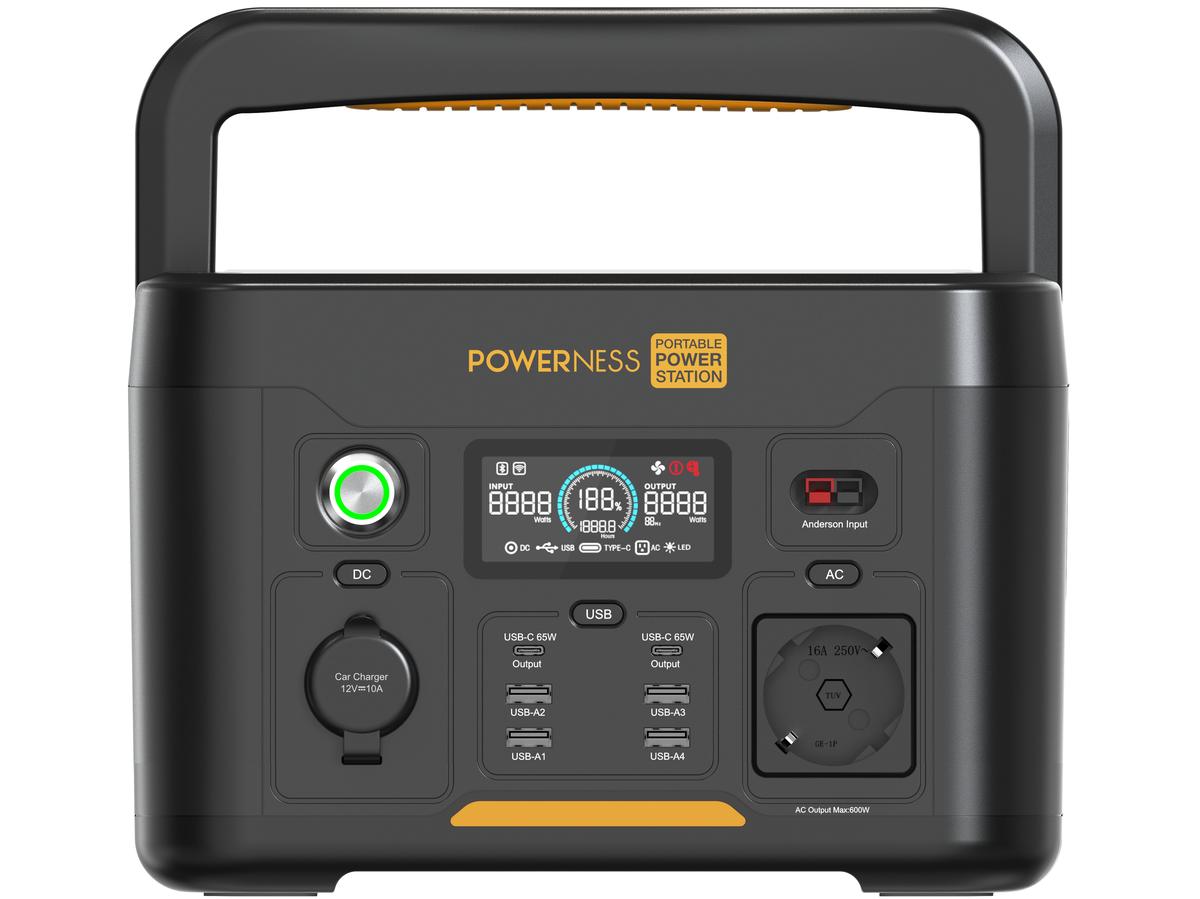 Powerness Hiker Pro500 Powerstation – 307 Wh – Kompakt und tragbar