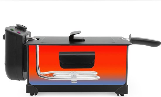 Tomado TDF3001B - Fritteuse - 3 Liter Fassungsvermögen - 2200 Watt - Kaltzone - Schwarz
