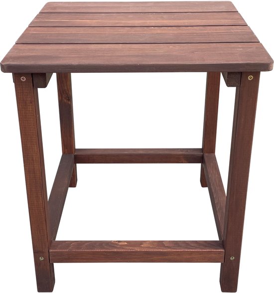 AXI Tess Beistelltisch Coffee – Kleiner Gartentisch aus Holz – Quadratisch – 40,5 x 40,5 x 46 cm – 100 % FSC-zertifiziertes Hemlock-Holz – Für Garten, Terrasse und Balkon
