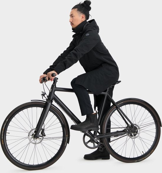 AGU Mac Regenmantel Urban Outdoor Herren - Schwarz - Größe L