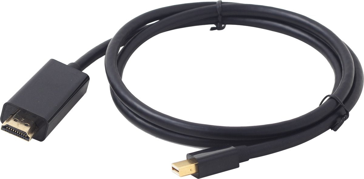 Gembird Mini-DisplayPort-zu-HDMI-Kabel – 1,8 Meter – 4K-Unterstützung – Schwarz
