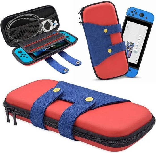 Geeignet für Nintendo Switch Hülle – Schutzhülle – Hartschalenhülle – Switch – Switch OLED – Switch Lite – Mario