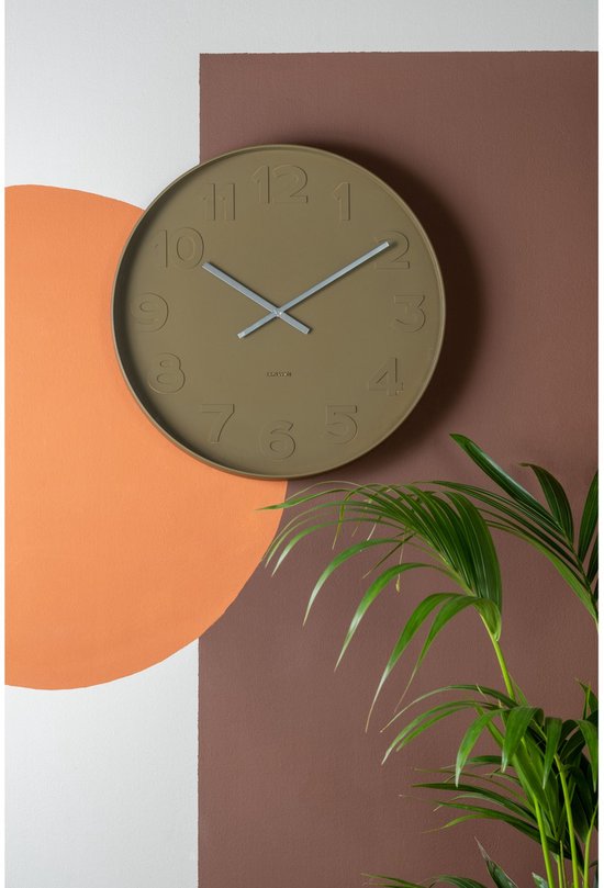 Karlsson Wanduhr Mr. Green - Grün - Ø51cm - Wanduhr